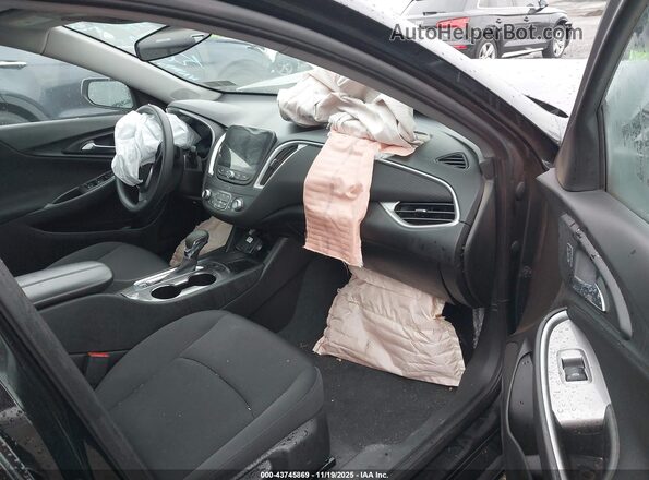 1G1ZD5ST8NF157384 2022 CHEVROLET MALIBU Black Սալոնի դիմացի տեսք