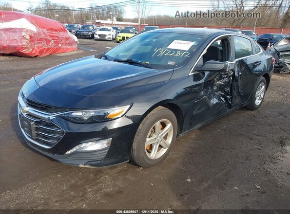 1G1ZD5ST9NF179331 2022 CHEVROLET MALIBU Black Przód lewy