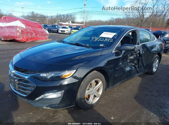 1G1ZD5ST9NF179331 2022 CHEVROLET MALIBU Black Widok z przodu