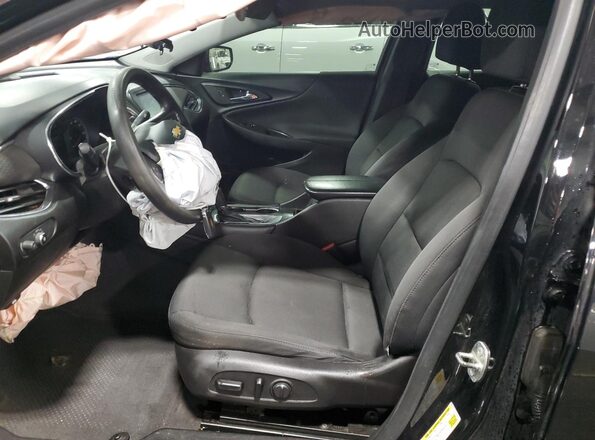 1G1ZE5ST0GF214497 2016 CHEVROLET MALIBU Черный Вид салона спереди