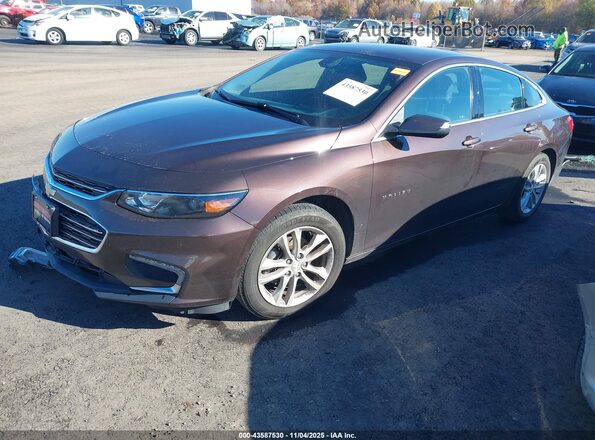 1G1ZE5ST7GF327248 2016 CHEVROLET MALIBU Dark Brown Առջևի ձախ երեք քառորդ տեսարան