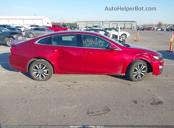 1G1ZG5ST7NF103629 2022 CHEVROLET MALIBU Red უკანა სალონის ხედი