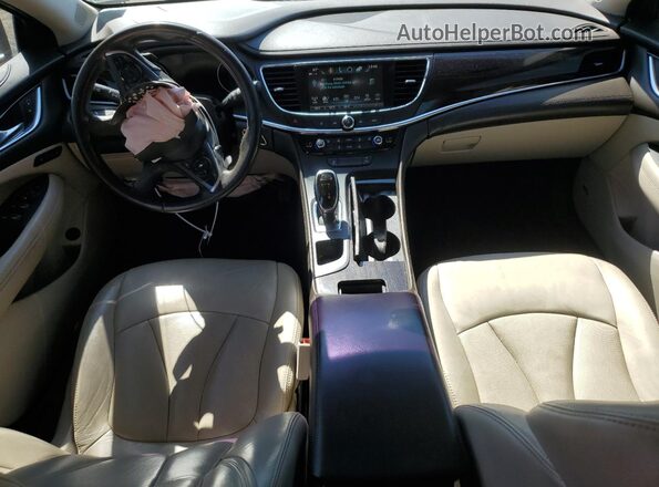 1G4ZP5SS4JU146910 2018 BUICK LACROSSE Black წინა პანელის ხედი