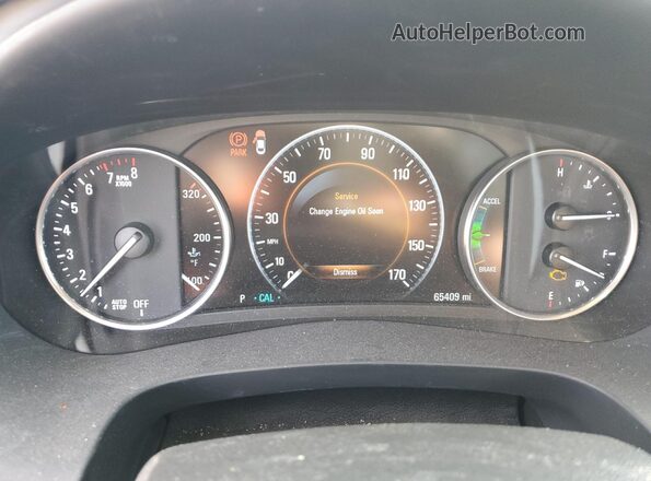 1G4ZP5SZ8JU123322 2018 BUICK LACROSSE Silver Widok zestawu wskaźników