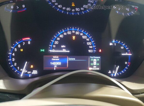 1G6AJ5SS0G0109391 2016 CADILLAC ATS Blue ხელსაწყოთა პანელის ხედი