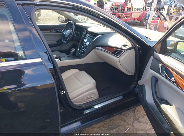 1G6AP5SX9J0169879 2018 CADILLAC CTS Черный Вид салона спереди