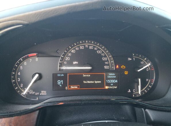 1G6AR5SS5K0100557 2019 CADILLAC CTS Серебряный Вид щитка приборов