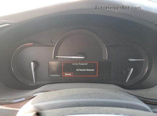 1G6AW5SX5K0113233 2019 CADILLAC CTS Черный Вид щитка приборов