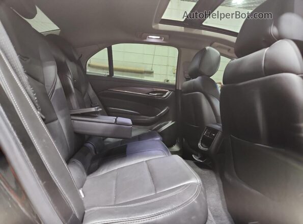 1G6AX5SS4H0193537 2017 CADILLAC CTS Black Widok tylnych siedzeń