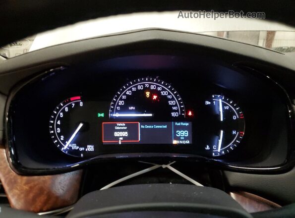 1G6AX5SX5K0122401 2019 CADILLAC CTS Silver Սարքավորումների վահանակի տեսք