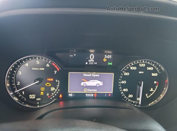 1G6DB5RK3N0109804 2022 CADILLAC CT4 Белый Вид щитка приборов