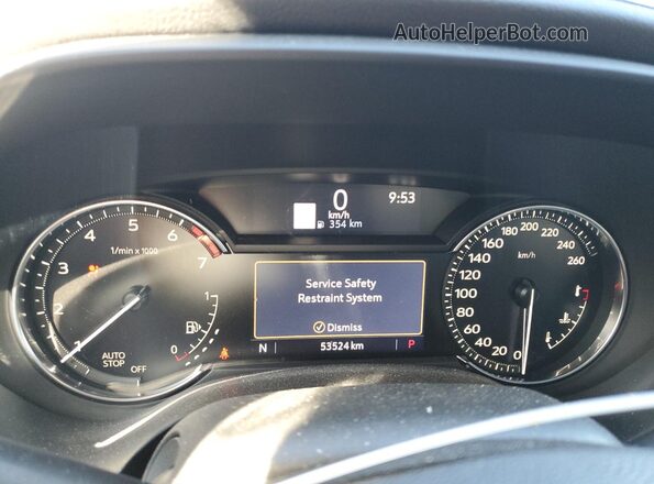 1G6DF5RK6L0150655 2020 CADILLAC CT4 Black Vista del cuadro de instrumentos