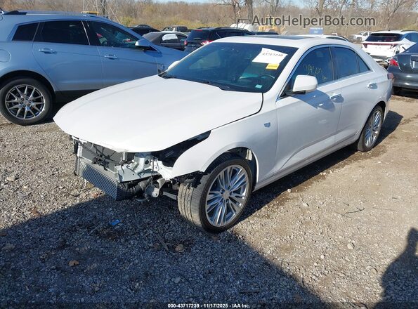 1G6DF5RK6L0151725 2020 CADILLAC CT4 White Առջևի ձախ երեք քառորդ տեսարան