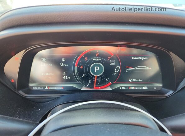 1G6DH5RL8M0134672 2021 CADILLAC CT4 White Vista del cuadro de instrumentos