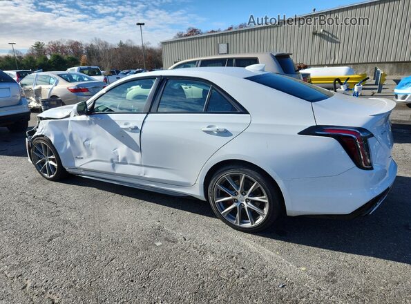 1G6DH5RL8M0134672 2021 CADILLAC CT4 White Trasero izquierdo