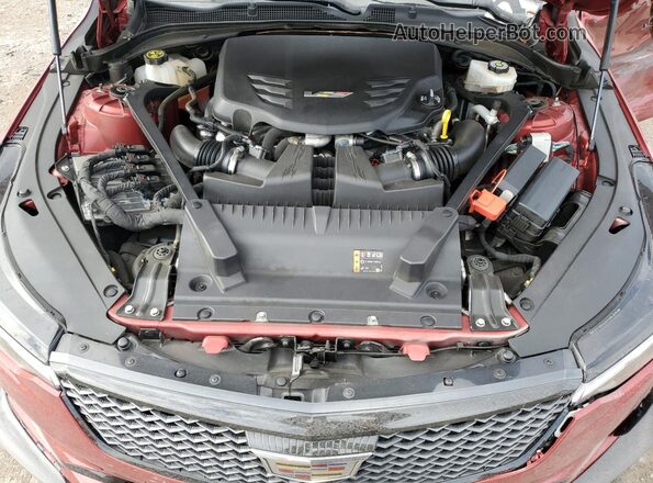 1G6DL5RP5N0210044 2022 CADILLAC CT4 Красный Вид задней части салона