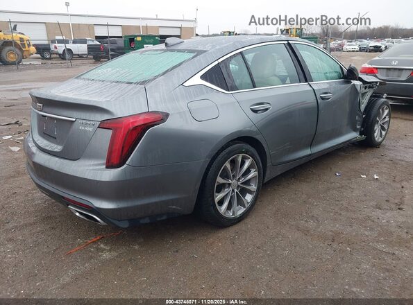 1G6DN5RW7L0135751 2020 CADILLAC CT5 Gray უკანა მარჯვენა