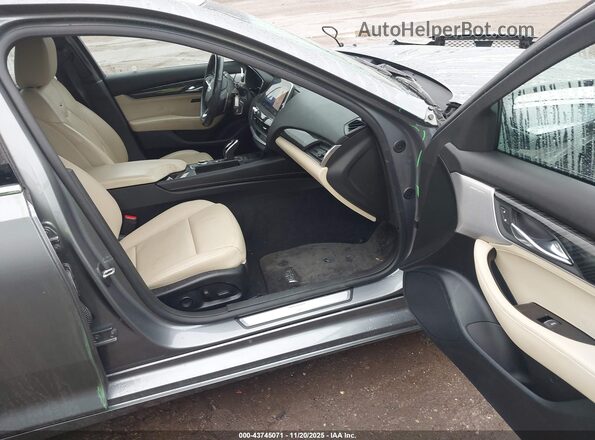 1G6DN5RW7L0135751 2020 CADILLAC CT5 Gray წინა სალონის ხედი