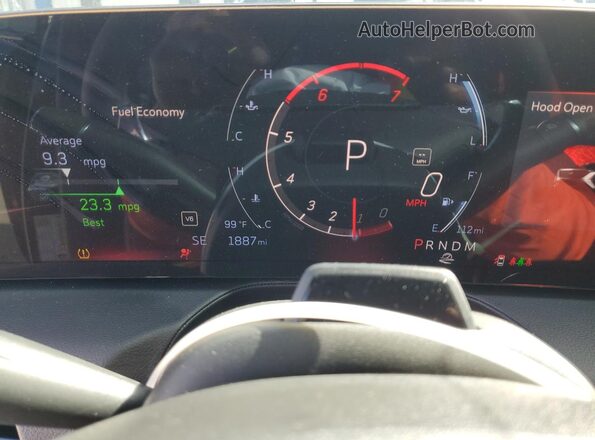 1G6DR5RWXT0100528 2026 CADILLAC CT5 Black Вид щитка приладів
