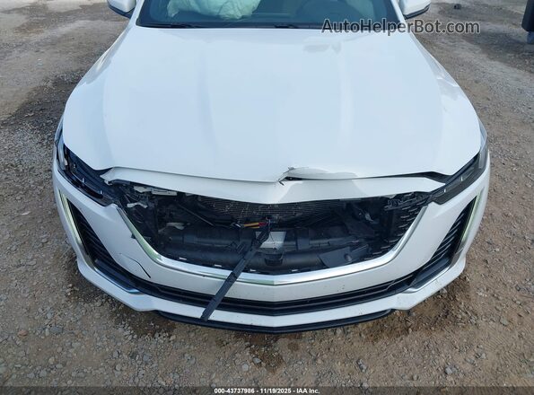 1G6DW5RK0P0125529 2023 CADILLAC CT5 White Instrument cluster view