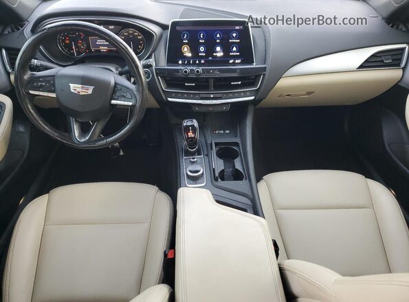 1G6DW5RK2M0107951 2021 CADILLAC CT5 White Вид панелі приладів