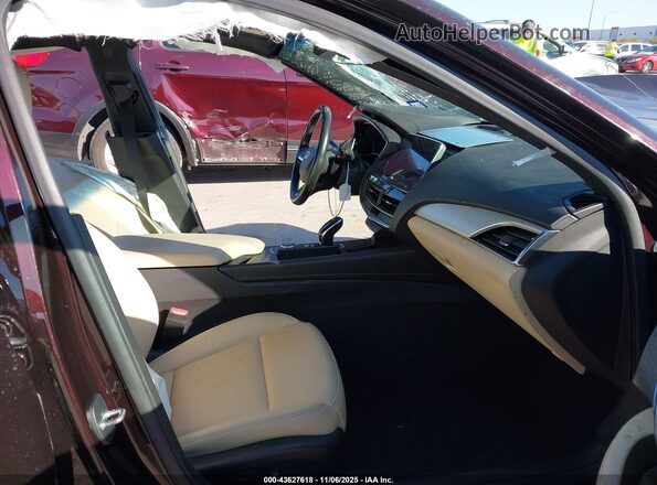 1G6DW5RK2M0109943 2021 CADILLAC CT5 Темно-бордовый Вид салона спереди