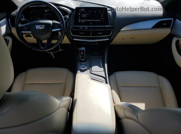 1G6DX5RK4M0112677 2021 CADILLAC CT5 Black Вид панелі приладів