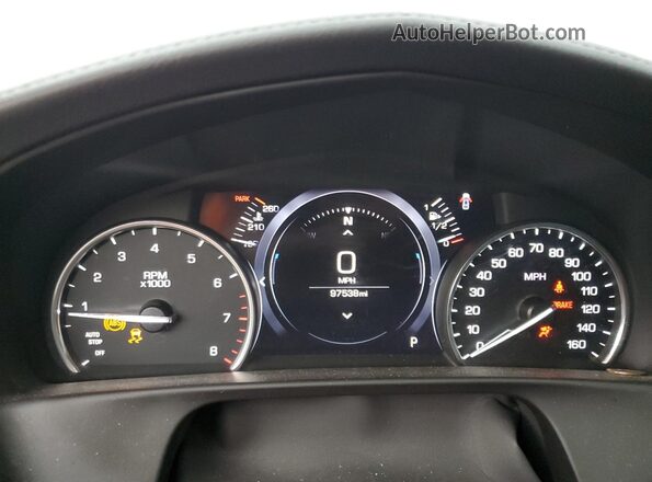 1G6KB5RS6LU104478 2020 CADILLAC CT6 Gray Սարքավորումների վահանակի տեսք