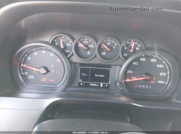 1GC1WLE71LF296450 2020 CHEVROLET SILVERADO Silver Вид задніх сидінь