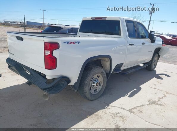 1GC2YLEY8NF193973 2022 CHEVROLET SILVERADO Белый Задняя правая четверть