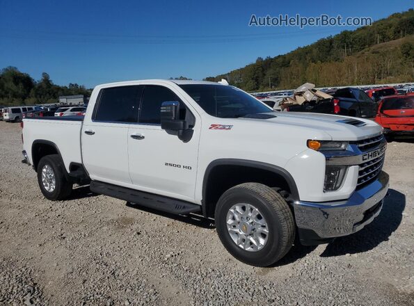 1GC4YPEY8NF212991 2022 CHEVROLET SILVERADO White Delantero derecho