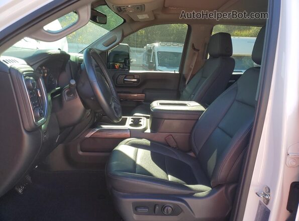 1GC4YPEY8NF212991 2022 CHEVROLET SILVERADO White Vista interior delantera