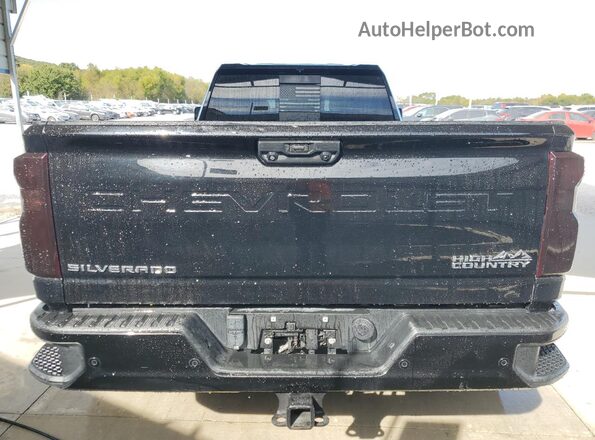 1GC4YVEY7NF149659 2022 CHEVROLET SILVERADO Black Widok z tyłu
