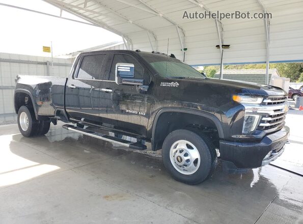 1GC4YVEY7NF149659 2022 CHEVROLET SILVERADO Black Przód prawy