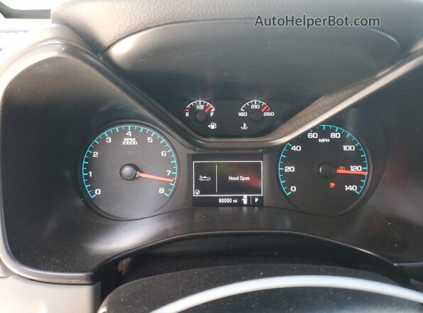 1GCGSBEA3N1305662 2022 CHEVROLET COLORADO Gray Widok zestawu wskaźników