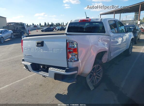 1GCGSBEAXN1283272 2022 CHEVROLET COLORADO White უკანა მარჯვენა