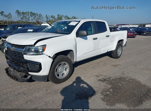 1GCGSBEN9N1155933 2022 CHEVROLET COLORADO White Przód lewy