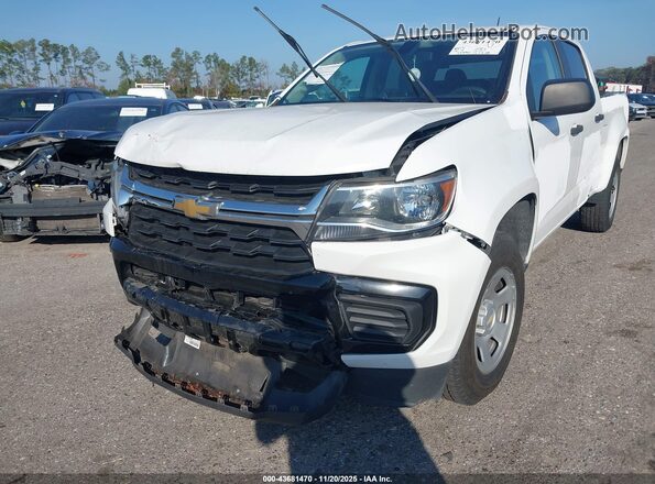 1GCGSBEN9N1155933 2022 CHEVROLET COLORADO White Widok z przodu
