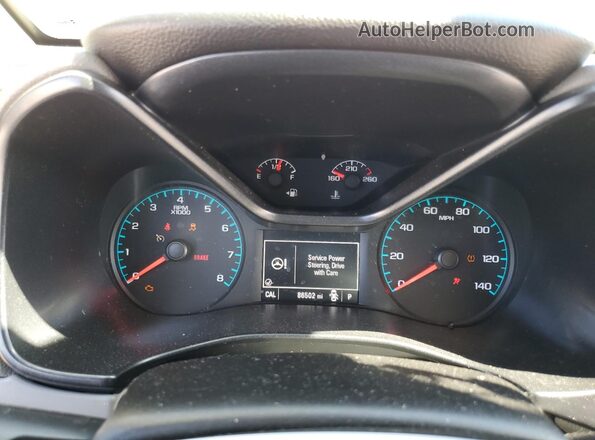 1GCGSBENXH1266916 2017 CHEVROLET COLORADO Серебряный Вид щитка приборов