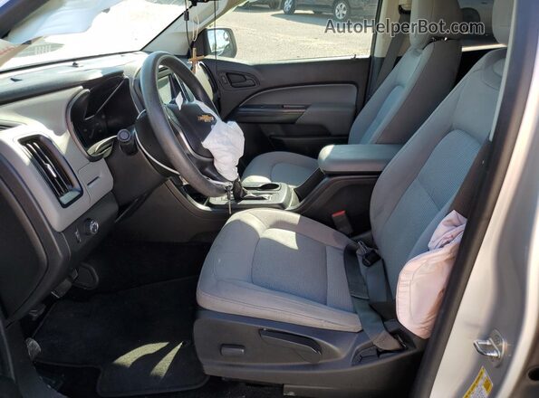 1GCGSBENXH1266916 2017 CHEVROLET COLORADO Серебряный Вид салона спереди