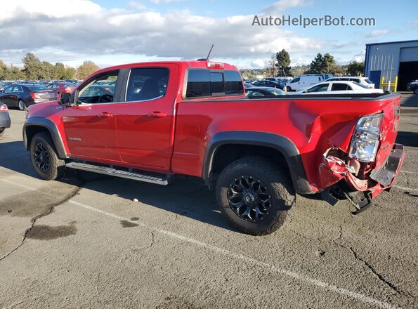 1GCGSCE16H1240297 2017 CHEVROLET COLORADO Red Задня ліва чверть