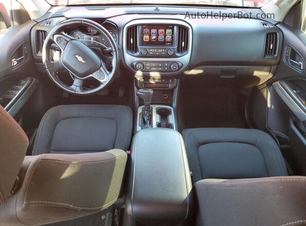 1GCGSCE16H1240297 2017 CHEVROLET COLORADO Red Вид панелі приладів