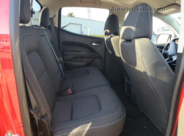 1GCGSCE16H1240297 2017 CHEVROLET COLORADO Red Вид задньої частини салону