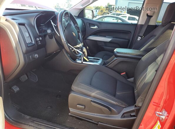 1GCGSCE16H1240297 2017 CHEVROLET COLORADO Red Вид салону спереду