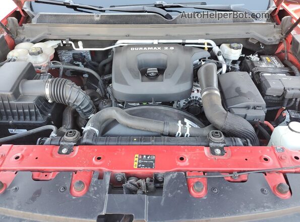 1GCGSCE16H1240297 2017 CHEVROLET COLORADO Red Вид підкапотного простору