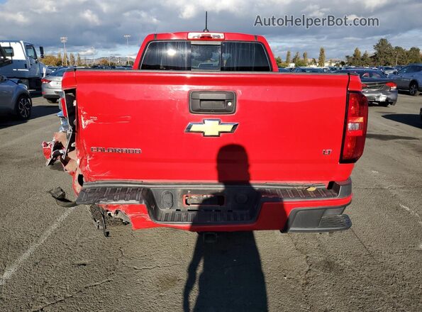 1GCGSCE16H1240297 2017 CHEVROLET COLORADO Red Вид ззаду