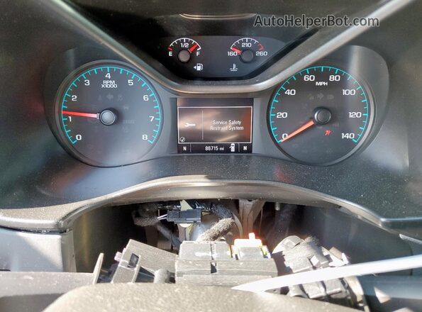 1GCGSCEA5M1211481 2021 CHEVROLET COLORADO Black Սարքավորումների վահանակի տեսք