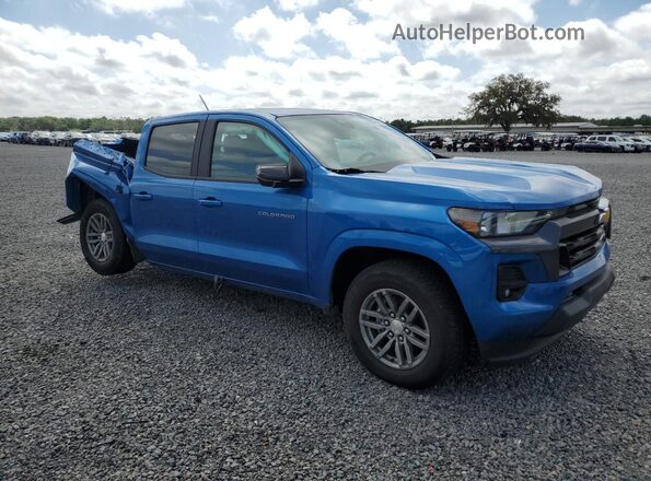 1GCGSCEC2P1133019 2023 CHEVROLET COLORADO Синий Передняя правая четверть