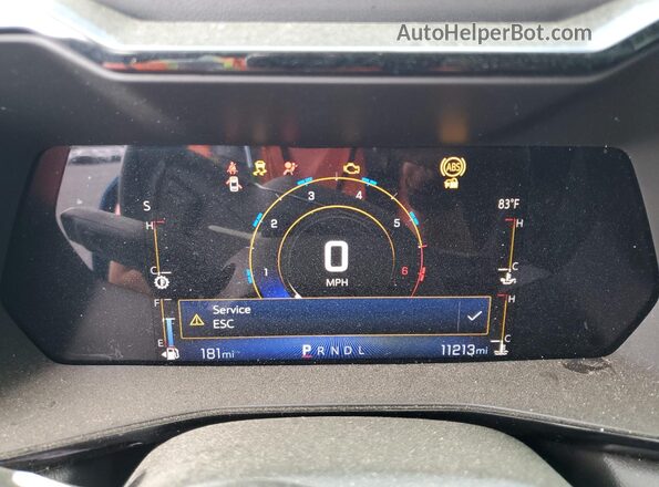 1GCGSCEC2P1133019 2023 CHEVROLET COLORADO Синий Вид щитка приборов