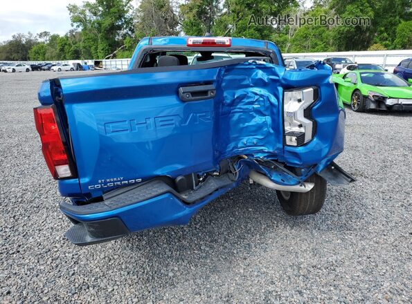 1GCGSCEC2P1133019 2023 CHEVROLET COLORADO Синий Вид сзади